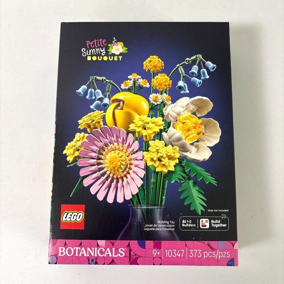 Lego 10347 Botanicals Petite Sunny Bouquet 373 Pieces Ages 9+ Flowers New Sealed - Picture 1 of 5